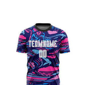 ชุดเสื้อฟุตบอลแบบซับลิเมชั่นสั่งทำพิเศษ แขนสั้น ระบายเหงื่อได้ดี ผลิตจากโพลีเอสเตอร์ ชุดกีฬาฟุตบอลสำหรับทุกเพศ - Product Image 4