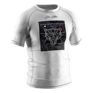 <b>Custom</b> Short Sleeve BJJ Rash Guard Men Jiu Jitsu <b>Compression</b> <b>Shirt</b> MMA Grappling Training Top Breathable Martial Arts Rashguard - Product Image 1