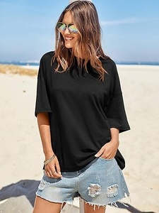 เสื้อยืดผ้าฝ้ายคุณภาพสูงสำหรับผู้หญิง - Product Image 6