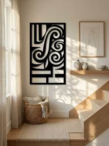 Stylish Metal Wall <b>Art</b> Hanging With Artistic Craftsmanship Designed For Modern And Traditional Home Decor Themes - Product Image 4