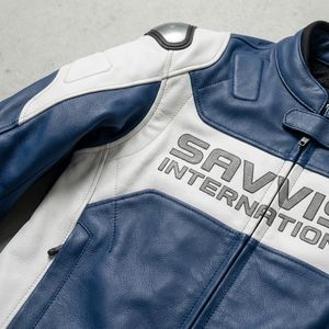 ชุดมอเตอร์ไซค์สั่งตัดพิเศษ ระบายอากาศได้ดี ชุดแข่งรถมอเตอร์ไซค์สำหรับผู้ชาย พร้อมโลโก้สั่งทำ ชุดกีฬาหนัง ชุดมอเตอร์ไซค์ - Product Image 4