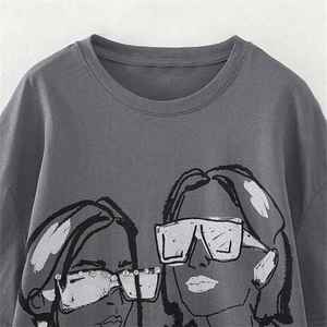 Camiseta Gráfica para Mujer, Ropa Informal de Moda, Camiseta Casual de Algodón Suave para Mujer, Ropa de Estilo de Vida Moderno, Camiseta Básica Extra Grande para Mujer - Product Image 6