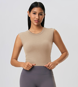 Débardeur de sport respirant à maintien élevé 2026 – Nouveau modèle léger effet seconde peau avec dos croisé pour fitness et yoga - Product Image 1