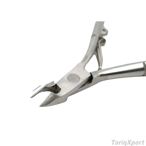 Cortauñas Profesional de Acero Inoxidable con Doble Resorte, Curvo, Afilado, de Apertura Ancha, para Cutículas, Uso en Salón para Manos y Pies - Product Image 6