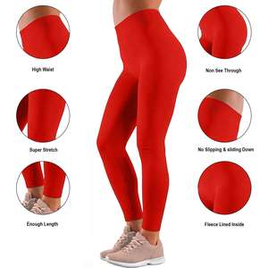 Leggings pour femmes, pantalons en polaire d'hiver, vêtements de sport, fitness, spandex respirant, prix d'usine, leggings pour femmes - Product Image 1