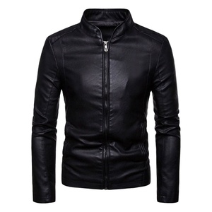 Veste en cuir pour homme, coupe ajustée élégante, respirante, très demandée, vestes en cuir de haute qualité pour la mode d'hiver, veste en cuir 2026 - Product Image 1