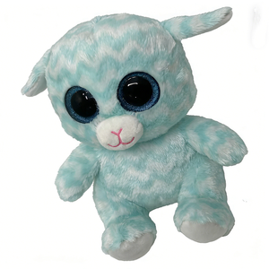 Customized Cute big eye beanie style plush, pastel kawaii farm animal <b>toy</b>, soft fuzzy lamb cuddle doll, glitter eye <b>sheep</b> - Product Image 3