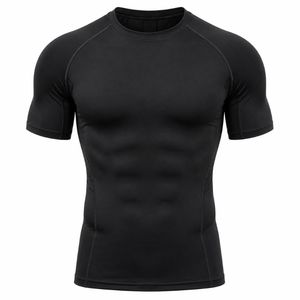 <b>Men's</b> Full Sleeve <b>Compression</b> Rash Guard Red Black Gradient Quick Dry Breathable Eco-Friendly Spandex Polyester Athletic Workout - Product Image 5