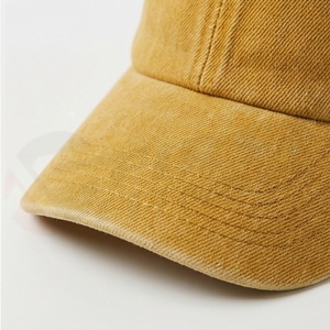 หมวกเบสบอลผ้าลูกฟูกสีเหลืองมัสตาร์ด สไตล์วินเทจเรียบง่าย สวมใส่สบาย ให้ความรู้สึกเย็นสบาย ป้องกันแสงแดด เหมาะสำหรับวิ่ง - Product Image 4