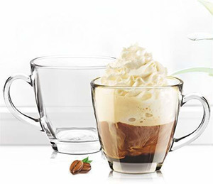 Verre isolant de haute qualité, résistant à la chaleur, luxueux, écologique, diamètre 300 mm, épaisseur 3 mm, tasse à bière ou à café ZamZam Industries - Product Image 1