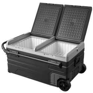 Congelatore Portatile per Auto 12 Volt 95L, Frigorifero/Congelatore a Doppia Zona per Campeggio (Spina EU) - Product Image 1