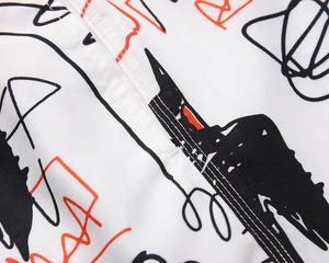 Shorts de plage OEM pour hommes, décontractés, d'été, pour le surf, en polyester, à taille mi-haute, motif uni - Product Image 5