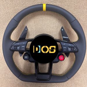 Volant sport en cuir de haute qualité personnalisable, compatible avec les séries <span class=keywords><strong>Audi</strong></span> A1/A3/A4/A5/A6/A7/<span class=keywords><strong>RS</strong></span>/Q5/Q7/Q3/Q8 - Product Image 1