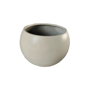 Maceta Colgante Circular de Fibra de Vidrio Ligera y Duradera de KNT Creations, Moderna y Clásica, para Interiores y Exteriores, para Hogar y Jardín - Product Image 1