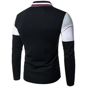Durable Workwear <b>Polo</b> <b>Shirt</b> Ribbed Collar <b>Polo</b> <b>Shirt</b> Long Sleeve <b>Polo</b> <b>Shirt</b> Wholesale Custom Logo <b>Work</b> <b>Polo</b> <b>Shirt</b> - Product Image 3