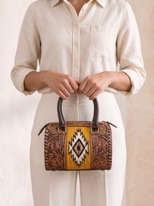 Bolso Tote Grande de Cuero Genuino, Bolso Bandolera Hecho a Mano, Forro de Algodón, Portátil, Impermeable, con Logotipo Personalizado - Product Image 5
