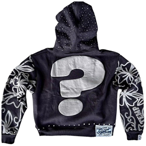 Y2K Zip New American New Fashion Letter Print Design Vintage 100% Cotton Hooded Street Wear Long Sleeve Puff Print Hoodie - Product Image 6