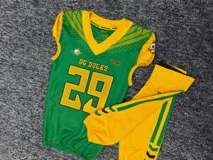 Uniforme de Fútbol Americano Personalizado para Hombre, Jersey de Equipo Sublimado, Transpirable, para Entrenamiento y Juego - Product Image 2