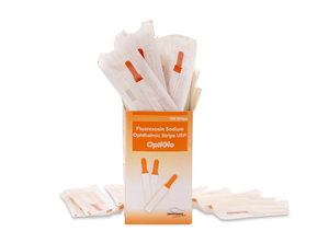 Bandelettes de diagnostic au Fluoresceïne Sodique Fluoro Touch, très demandées, pour ophtalmologie, paquet de 300 bandelettes. - Product Image 6