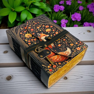 Diario de Tapa Dura de Cuero Creativo de 400 Páginas, Grimoire Hecho a Mano con Cerradura de Latón, Libro de Hechizos de las Sombras 8x6 - Product Image 6