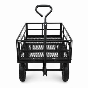 Chariot de jardin pliable robuste OEM pour terre, paillis et bois de chauffage GARPYC000 - Product Image 1