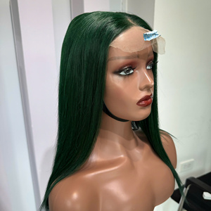 Lots de cheveux verts pour la confection de perruques avec closure, qualité Super Double Drawn, cheveux vietnamiens de haute qualité, très demandés, cheveux humains - Product Image 4