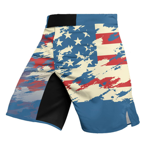 Shorts MMA personnalisés avec logo OEM, taille sur mesure, tissu extensible en polyester et élasthanne haute performance, respirant, shorts MMA personnalisés - Product Image 2