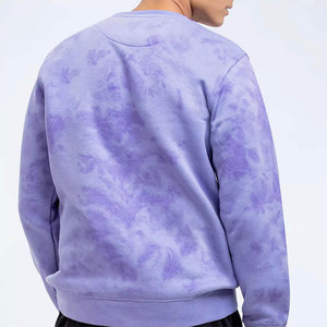 เสื้อสเวตเชิ้ตผู้ชายผ้าฝ้าย/โพลีเอสเตอร์สไตล์ลำลอง สีซีดแบบซันเฟด ขายดี ทนทาน - Product Image 2