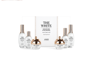 ANJO The White Signature Hyaluronic Skin Care 8 Set Whitening <b>Face</b> <b>Serum</b> for All Skin Types - Product Image 4
