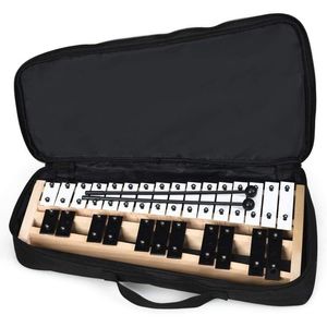 Xilofono Glockenspiel a 27 note con 2 bacchette in gomma, strumento musicale giocattolo - Product Image 3