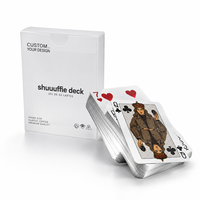 Cartes à jouer personnalisées avec logo, jeu de poker promotionnel, impression en gros pour le marketing de marque