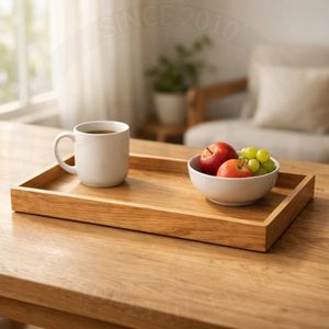 Bandeja de Servir de Madera Hecha a Mano para Cocinas Modernas y Decoración de Mesa - Product Image 2
