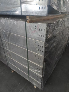 Goulotte de câblage industrielle en acier pré-galvanisé ventilée/perforée, norme internationale, capacité de 80 câbles - Product Image 4