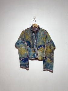 เสื้อแจ็คเก็ตผ้าฝ้ายทอมือแบบกลับด้านได้ สไตล์ฮิปปี้ โบโฮ สำหรับผู้หญิง น้ำหนักเบา เหมาะสำหรับฤดูหนาว ขายส่ง - Product Image 5