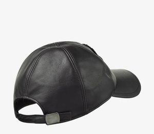 Gorra Urbana Moderna de Cuero, Ajustable, Suave, Duradera, Elegante, Unisex, para Exteriores, Informal, Ideal para Viajes, Cómoda, Protección Solar - Product Image 4