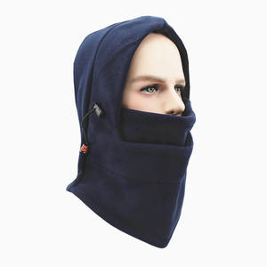 Chapeau coupe-vent d'hiver, cagoule unisexe épaisse, masque de ski avec couvre-visage en polaire épaisse et chaude - Product Image 2