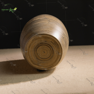 Vase décoratif en bambou minimaliste moderne 2025 fabriqué à la main au Vietnam pour la décoration de la maison et du bureau - Product Image 4