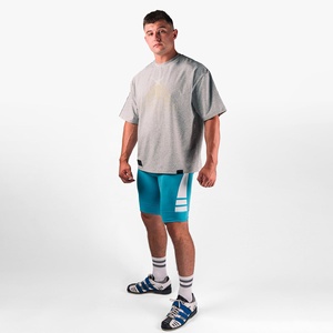 Short de course à compression taille haute pour homme, respirant, sans couture, coupe ajustée, scrunch, design des fesses, disponible en tricot simple XL - Product Image 2