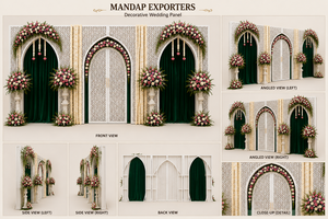 Arabic Style Wedding Backdrop <b>Screens</b> For Mehndi <b>Decor</b> - Product Image 6