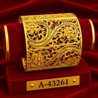 Bracelets géométriques en alliage de zinc plaqué or 10K et 24K, bijoux tendance pour femmes, zircon, pour mariage et soirée, certifiés par un tiers A-43048