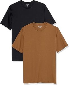 Camiseta de Algodón Casual para Hombre, Corte Ajustado, Manga Corta, Estilo Moderno, Tejido de Panal Sólido de Secado Rápido, Ligera, con Serigrafía Frontal - Product Image 3