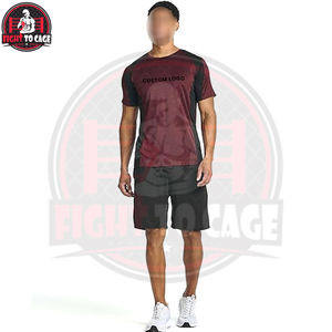 Camisetas Deportivas de Manga Corta para Hombre, Modernas, Cómodas, de Cuello Redondo, para Correr y Hacer Ejercicio, de Buena Calidad, Precio al por Mayor - Product Image 3
