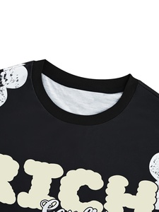 New design 2026 Custom Cotton T Shirt And Short unisex 2 Pieces <b>Sets</b> Streetwear Sublimation Printed Men T Shirts & Shorts <b>Set</b> - Product Image 5