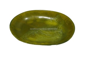 Frutero de Resina Hecho a Mano con Aspecto de Mármol y Diseño de Melocotón, Ecológico, Apto para Lavavajillas, Tazón para Fiestas Hecho en India - Product Image 3