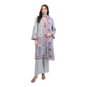 Magnifique robe salwar kameez en tissu de lin d'hiver, idéale pour les tenues élégantes pakistanaises et indiennes. - Product Image 1
