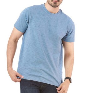 เสื้อยืดผู้ชายผ้าฝ้าย 100% ทรงปกติ แขนสั้น ระบายอากาศ แห้งเร็ว เหมาะสำหรับวิ่งกลางแจ้ง สกรีนโลโก้ได้ สไตล์ลำลองสำหรับฤดูร้อน - Product Image 1