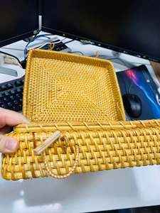 Cesta de Almacenamiento de Ratán Hecha a Mano |   Cesta Tejida Ecológica |   Fabricante de Vietnam - Product Image 6