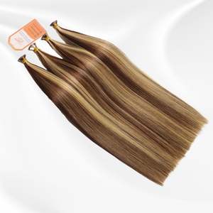 Extensions de cheveux humains alignés sur les cuticules du faisceau de trame Genius Color Highlight de qualité supérieure des donateurs au Vietnam - Product Image 2