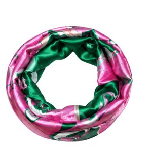 Pink Green Large <b>Scarf</b> Women Fashion Printed Design Soft Wrap Shawl Casual Winter Accessory Elegant Neckwear Stylish Apparel - Product Image 5