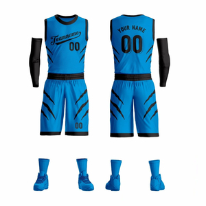 Conjunto de Uniforme de Baloncesto Profesional Personalizado, Diseña Tu Propio Uniforme de Baloncesto, Ropa de Baloncesto Reversible Personalizada para Hombre - Product Image 2